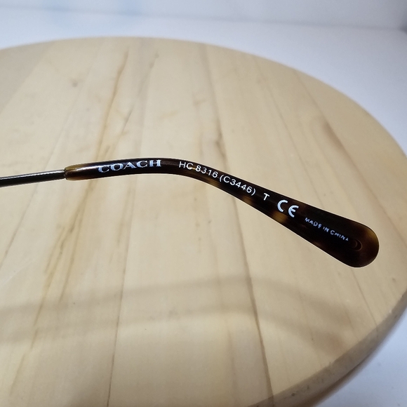 Coach Sculpted Signature Wayfarer Cat Eye Sunglasses Dark Tortoise 512074 - Picture 12 of 13